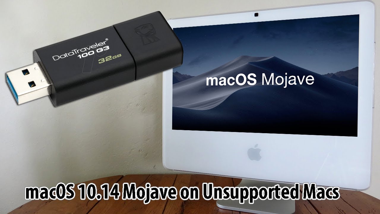 install mojave unsupported mac