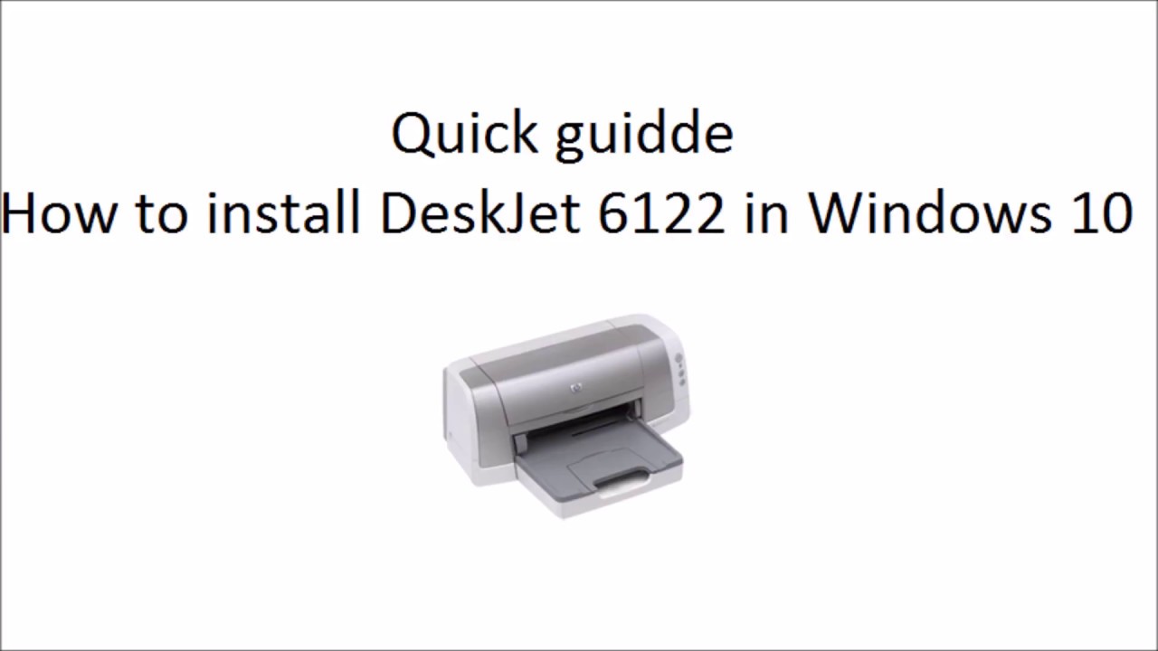 manual install printer windows 10